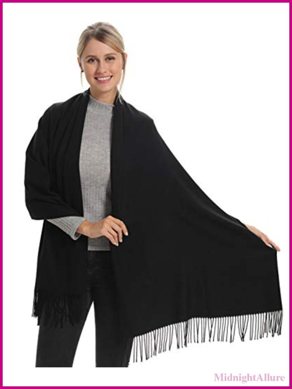 Women's Pashmina Scarf Evening Wedding Party Shawl Wrap Accessory